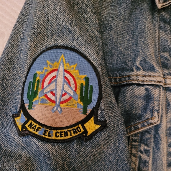 Levis trucker jacket vintage with military NAF patch. - Picture 3 of 5